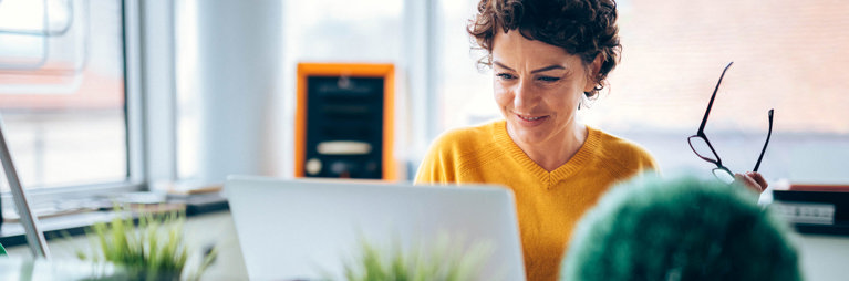 Picture of a woman working
