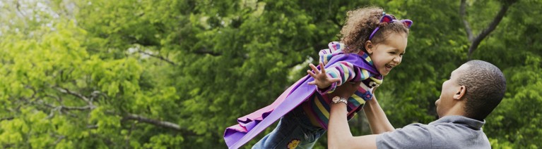 Picture of a father and his daughter